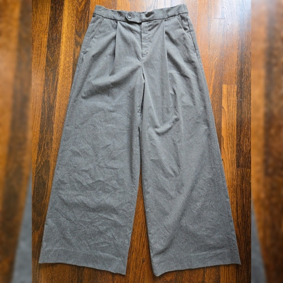 Wide Leg High Rise Dress Career Pants Banana Republic Size 8 - Picture 1 of 6